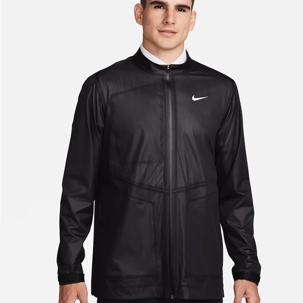 Nike Men's Black Golf Jacket-Storm Fit ADV